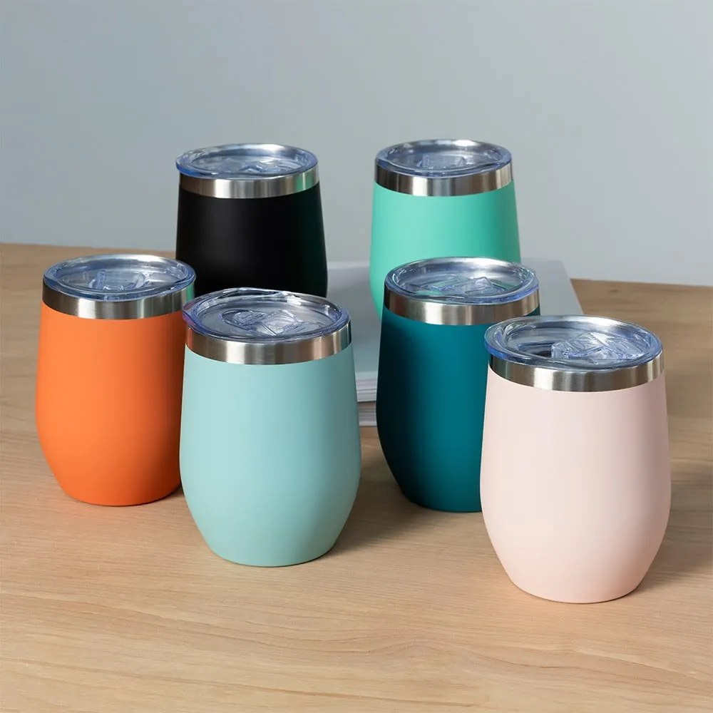 Светлорозова чаша за път 350 ml – Rex London