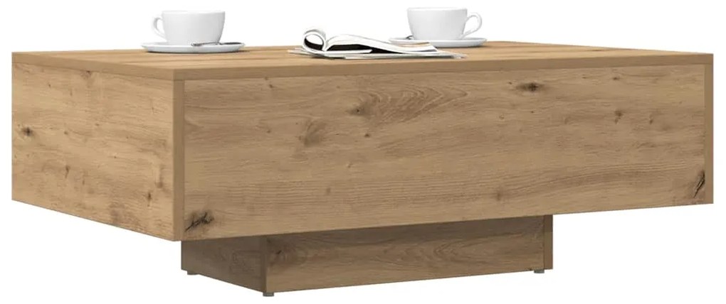 856403 vidaXL Комплект кафе маси, дъб сонома, 85x55x31 см, инженерно дърво