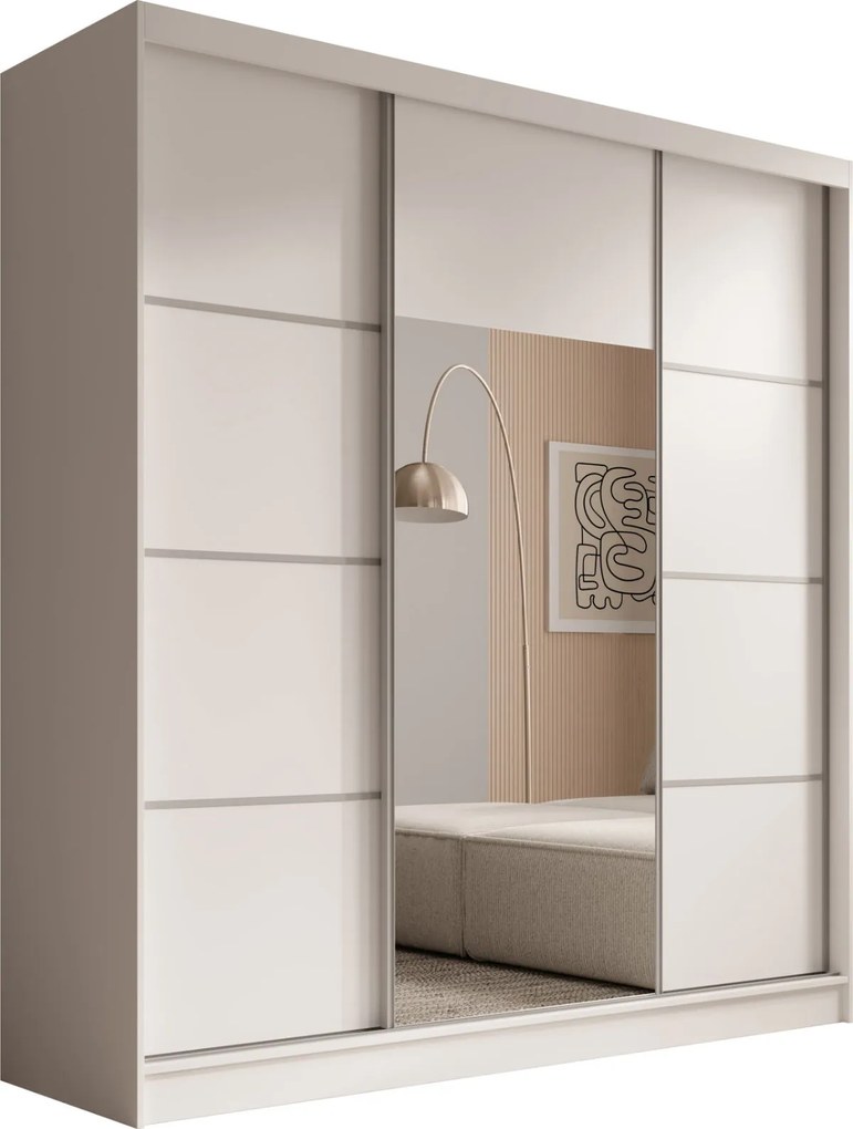 Гардероб Kalli 200 с плъзгащи-Leuko-Gkri