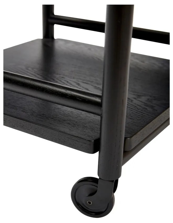 Маса за сервиране на колелца от масивен дъб 40x40 cm Norm – Hübsch