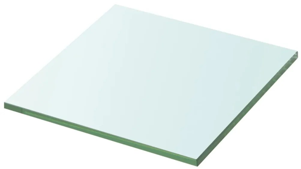 3051550 vidaXL Рафтове, 2 бр, панели прозрачно стъкло, 30x25 см
