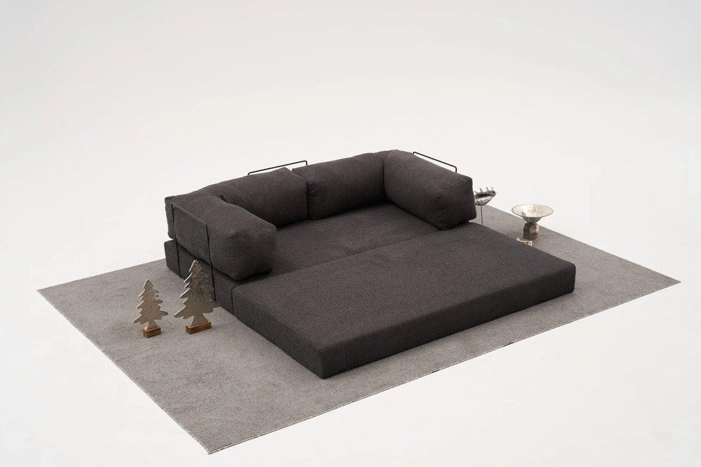 Троен диван Comfort, цвят Антрацит