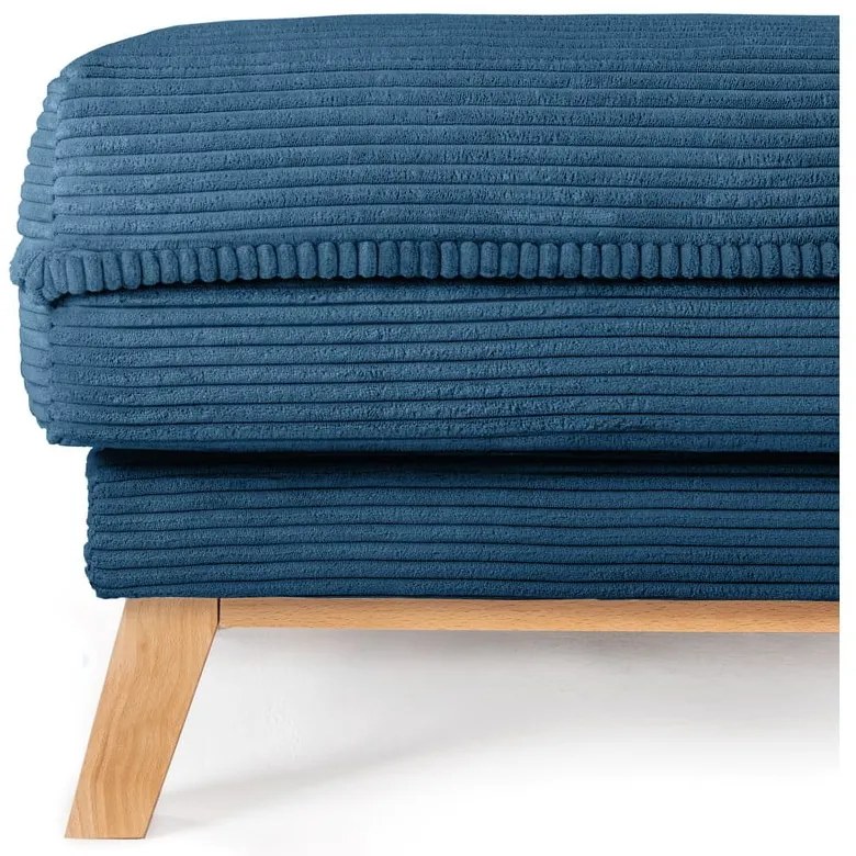 Синя табуретка от рипсено кадифе Tori – Bonami Selection