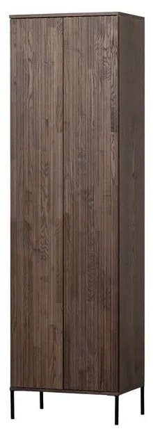 Кафяв гардероб от декор от ясен 60x210x42 cm Gravure – WOOOD