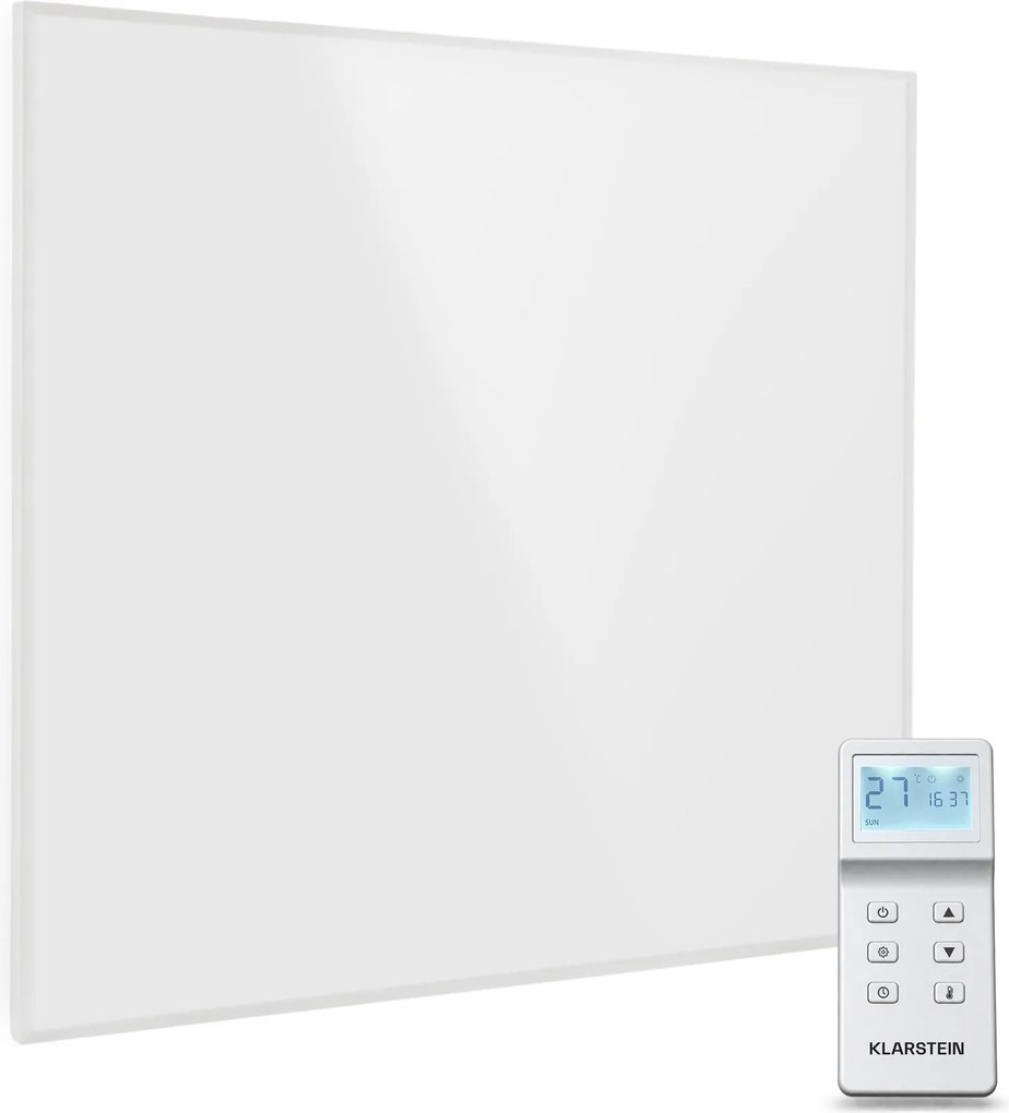 Klarstein Wonderwall 36, Инфрачервен отоплител, 60x60см, 360W, Седмичен таймер, IP24