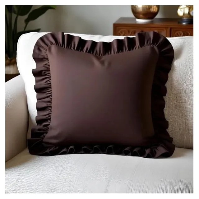 Калъфка за възглавница със смес от памук 40x40 cm Ruffled – Mila Home