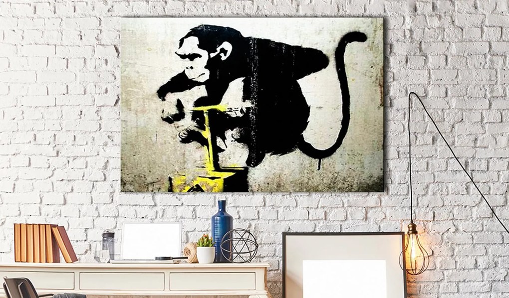 Canvas Seal - Monkey Detonator от Banksy 120x80