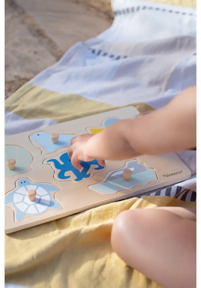 Дървен пъзел (брой части 6) Ocean – Kindsgut