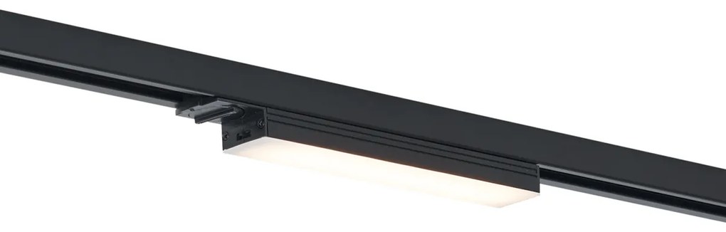 Модерна таванна лампа черна за релсова осветителна система 1-фазна 5W 400 lm 2700-4000K - Iconic Tsiri