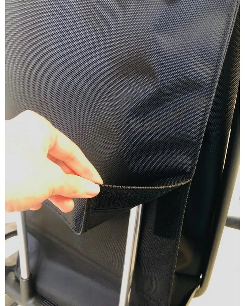 Пазарска чанта на колелца 53 l Com Tweed Polar Black Tube – Rolser