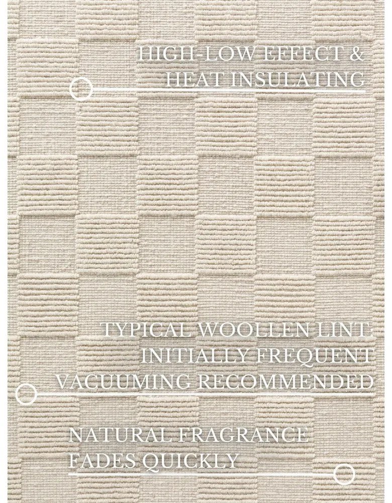 Кремава ръчно изработена вълнена пътека 80x200 cm Scala – Villeroy&amp;Boch