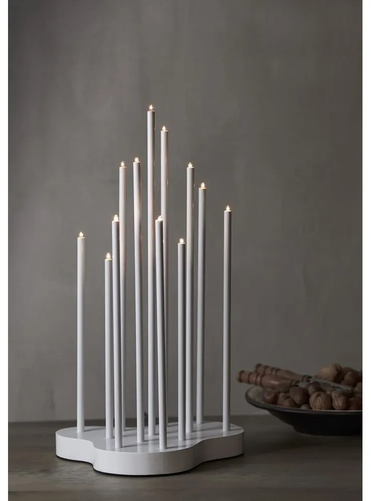 Бяла коледна светлинна украса Buzz – Star Trading