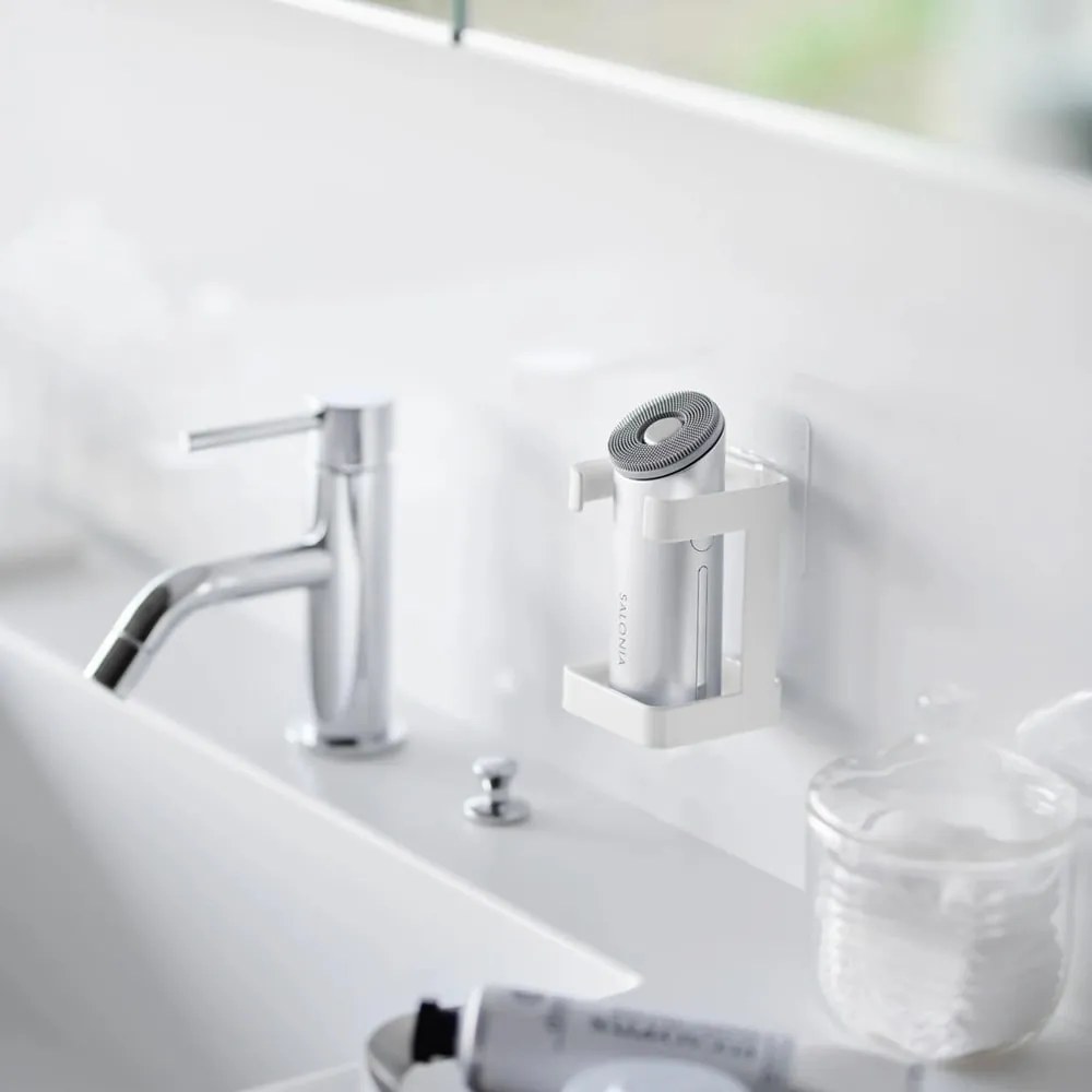 Бял метален държач за устройство за грижа за кожата Film Hook – YAMAZAKI