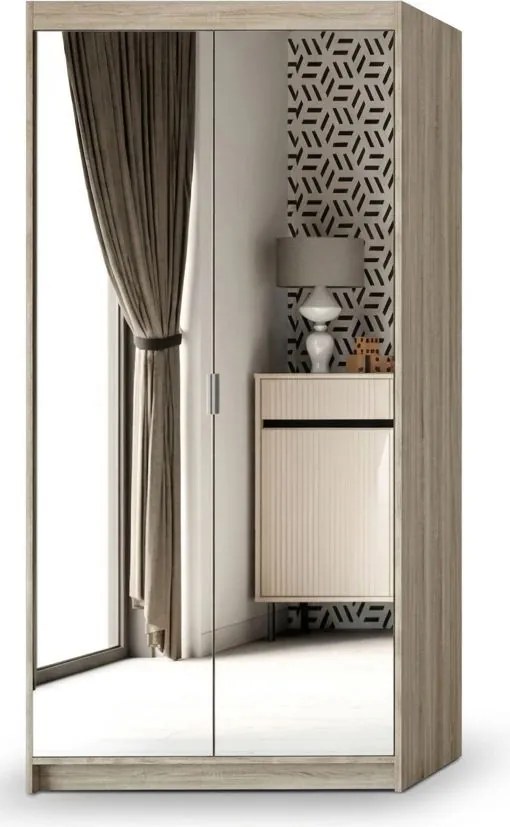 Гардероб Ester 2D 2 врати-Sonoma Oak