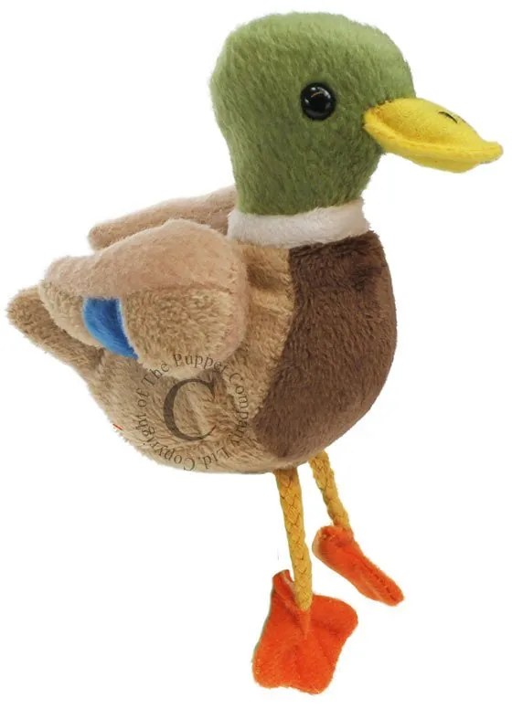 The Puppet Company - Кукла за куклен театър за пръст - Зеленоглава патица
