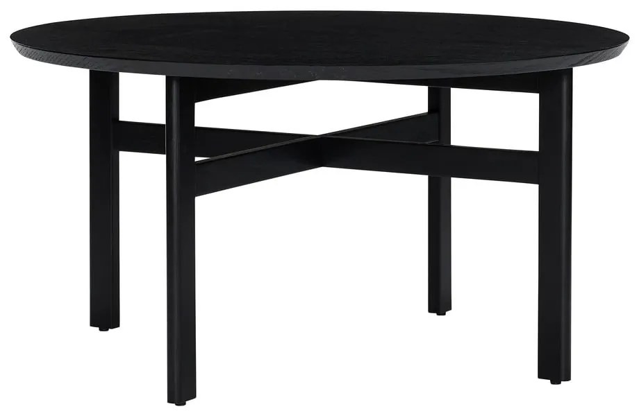 Черна кръгла масичка за кафе ø 80 cm Fjord – Hübsch