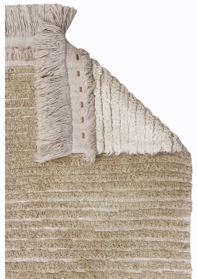 Бежов памучен килим 170x240 cm Duetto Sage – Lorena Canals