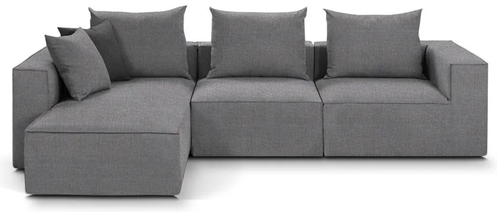 Декоративен възглавница-55 x 55 cm.-Gray light