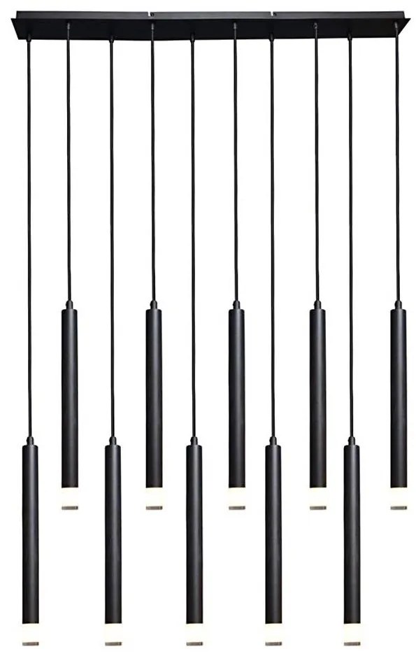 Rabalux 72364 - Пендел RAMIRA 10xG9/5W/230V черен