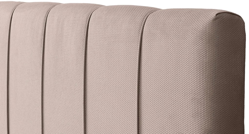 Тапицирано легло New York-Mocca-150 x 200-Χωρίς μηχανισμό ανύψωσης