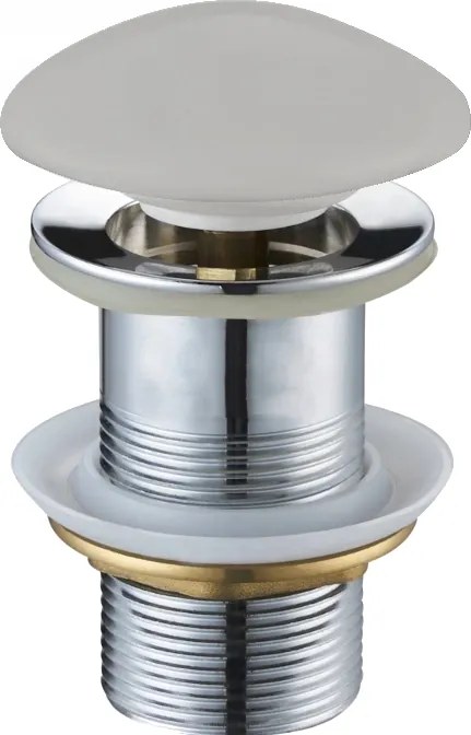 Mexen корк клик-клак кръгъл, сив керамичен мат - 79910-67