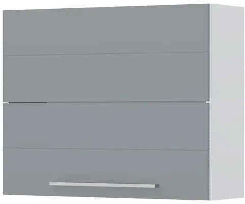 Висящ шкаф Hudson V7-90-2KP-White - Gray