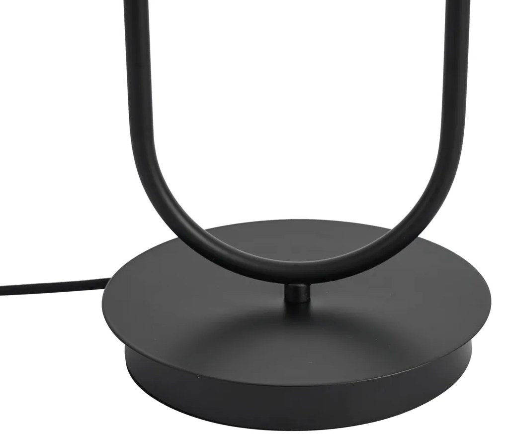 Арт Деко настолна лампа черна 2 светлини - Tuning