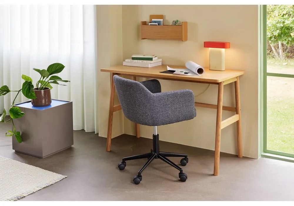 Оранжева и бежова настолна лампа (височина 25 cm) Sleek - Hübsch