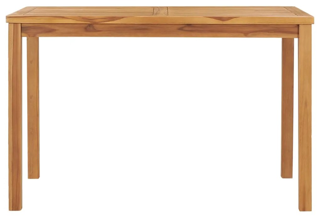 49360 vidaXL Градинска трапезна маса, 120x70x77 см, тик масив