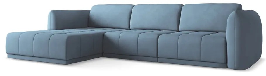 Светлосин ъглов диван (ляв ъгъл) Hoku – Makamii