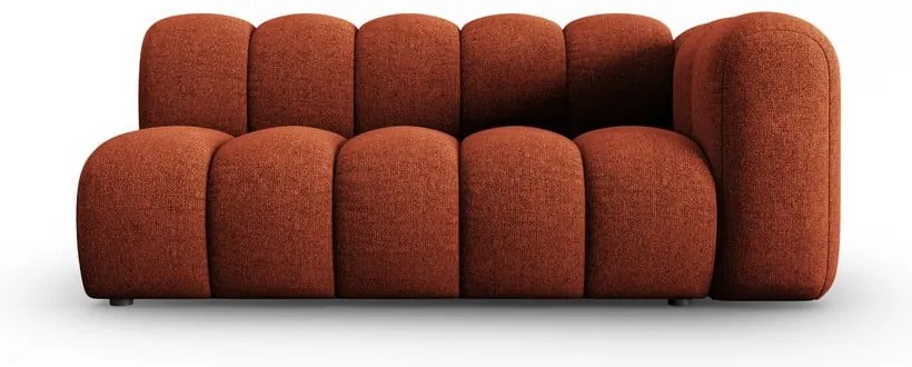 Модулен диван в тухлен цвят (десен ъгъл) Lupine – Micadoni Home