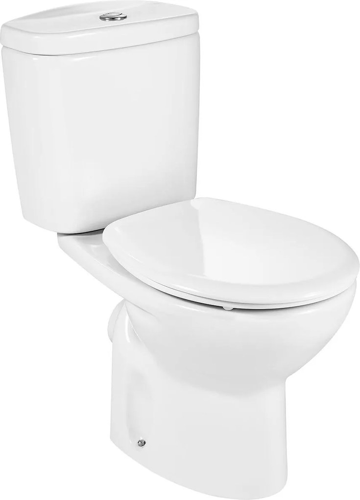 Тоалетна чиния за моноблок, Roca, A342395000, хоризонтално оттичане, 37x66.5x78см