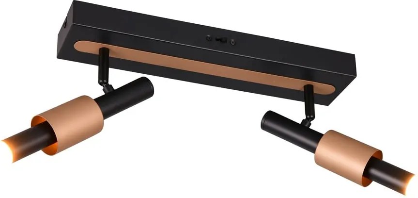 LED прожектор в черен и бронзов цвят 20,5x42 cm Ikaris – Trio Select