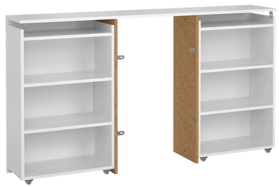 Бяла табла за легло 145x80 cm Naia – Tvilum