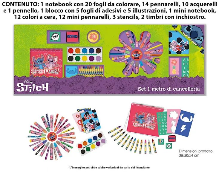 Disney - STITCH рисувателен комплект 1 м