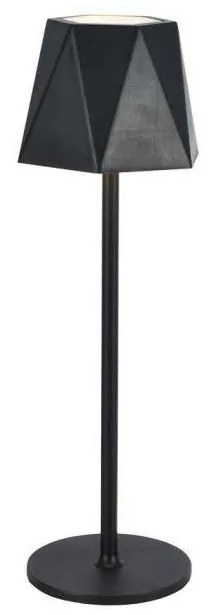 LED регулируема презареждаема настолна лампа LED/4W/5V 3000-6000K 1800 mAh черна