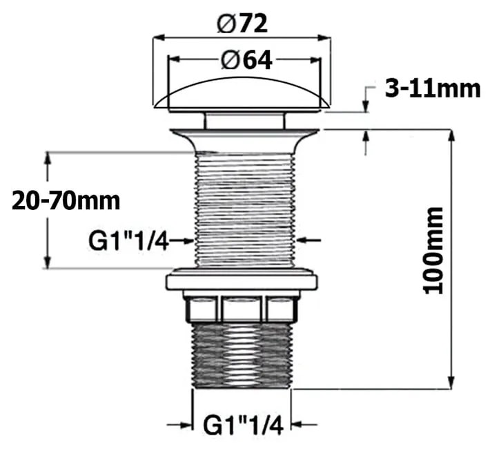 Сифон за мивка Infinity – Sapho