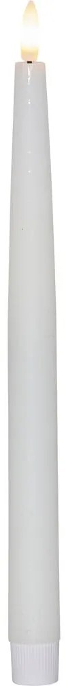 Комплект от 4 бели LED восъчни свещи, височина 28,5 см Flamme - Star Trading