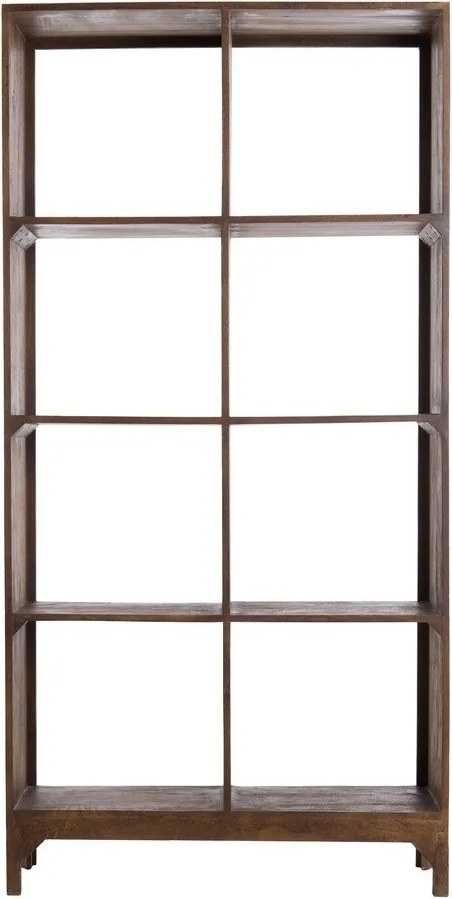 Библиотека от масивно манго в естествен цвят 95x190 cm Sondrio – Light &amp; Living