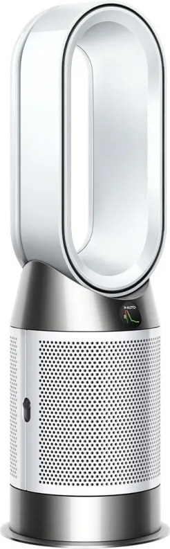 Пречиствател въздух 2в1 Dyson Purifier Hot+Cool HP1 544826-01, Отоплител, 50W, 30 м2, 287 l/s, 10 скорости, Air Multiplier™, Wi-Fi, Bluetooth, Осцилация, Бял/сребрист
