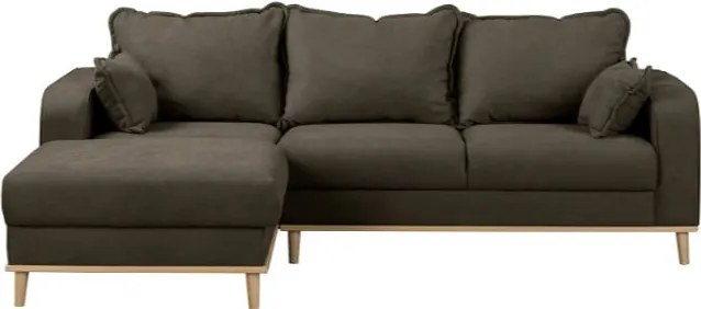 Кафяв ъглов диван (ляв ъгъл) Beata - Ropez