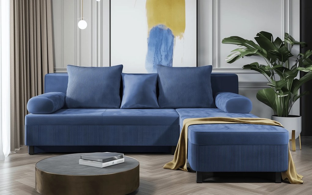 Разтегателен ъглов диван Делано