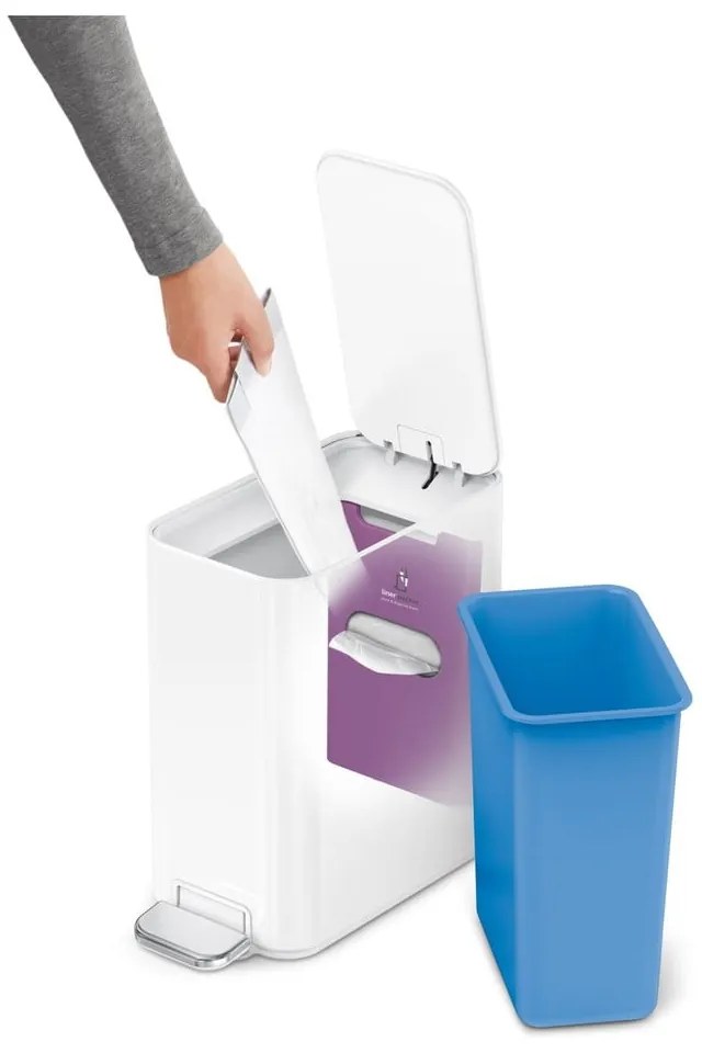 Кошче за отпадъци от неръждаема стомана 5 л - simplehuman
