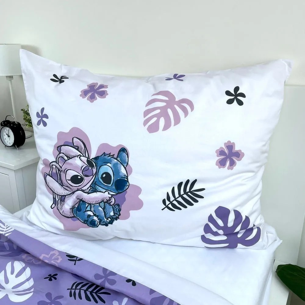 Памучно детско спално бельо за единично легло 140x200 cm Lilo and Stitch - Jerry Fabrics