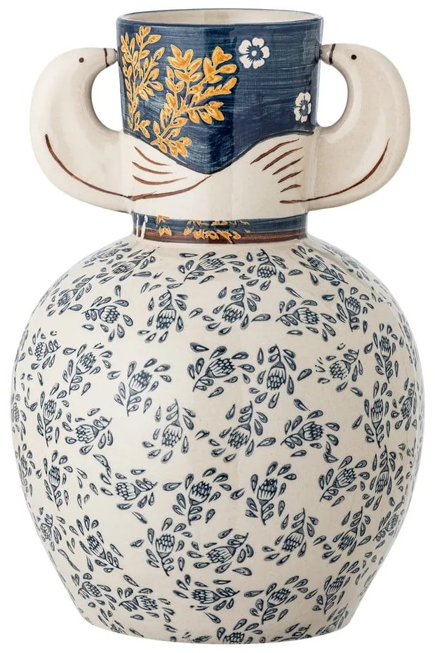 Глинена ръчно рисувана ваза (височина 23,5 cm) Hezha – Bloomingville
