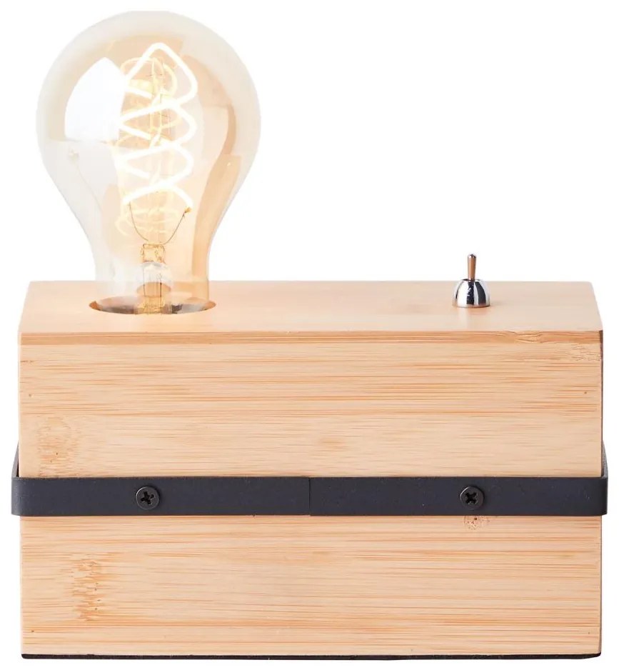 Brilliant - Настолна лампа BENNY 1xE27/40W/230V бамбук