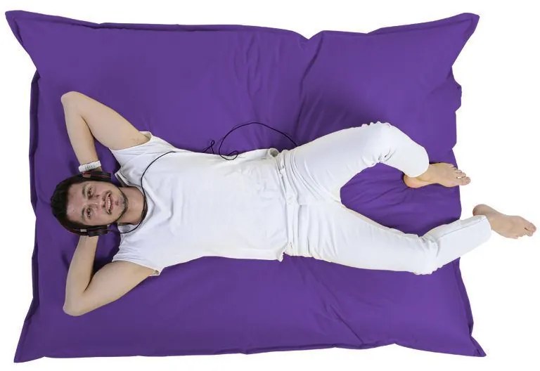 Градински пуф Giant Cushion 140x180, цвят Лилав