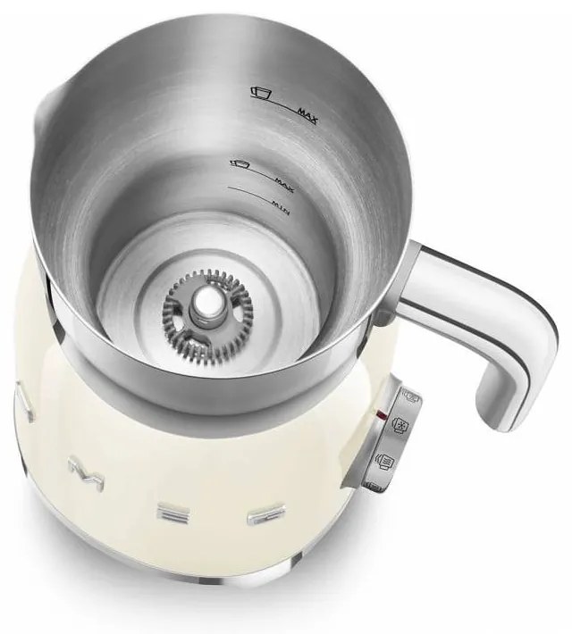 Бежов електрически пенообразувател за мляко 50's Retro Style – SMEG