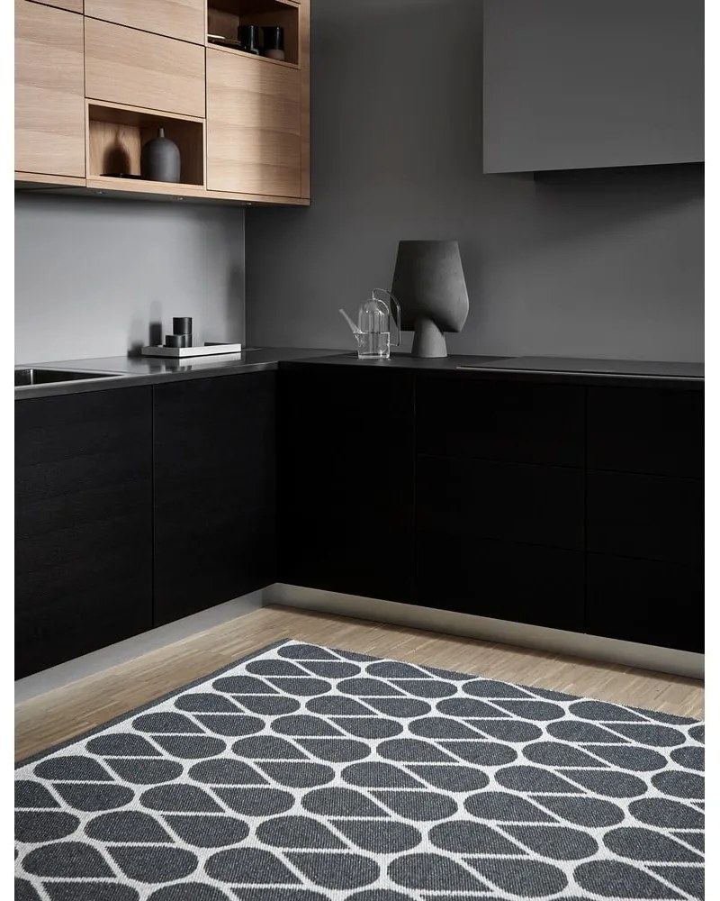 Тъмносив килим за открито и закрито 70x140 cm Otis Granit – Pappelina