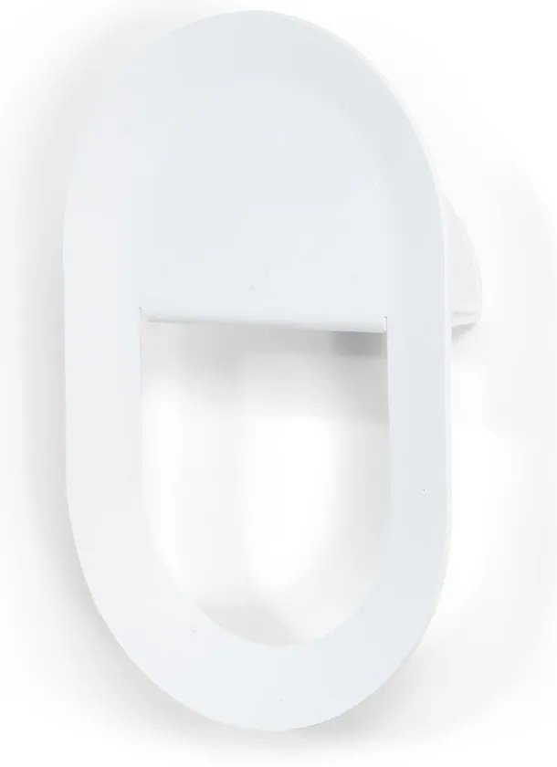 Бяла стенна стоманена кука Coucou – Spinder Design